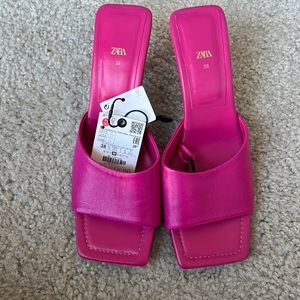Zara pink heels - spring 2021 collection